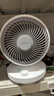 夏普 （SHARP）电风扇空气循环扇家用台扇低噪电风扇摇头涡轮对流大风力办公室宿舍桌面风扇节能小风扇 【机械款】抗菌扇叶+风大音轻+香薰驱蚊 实拍图