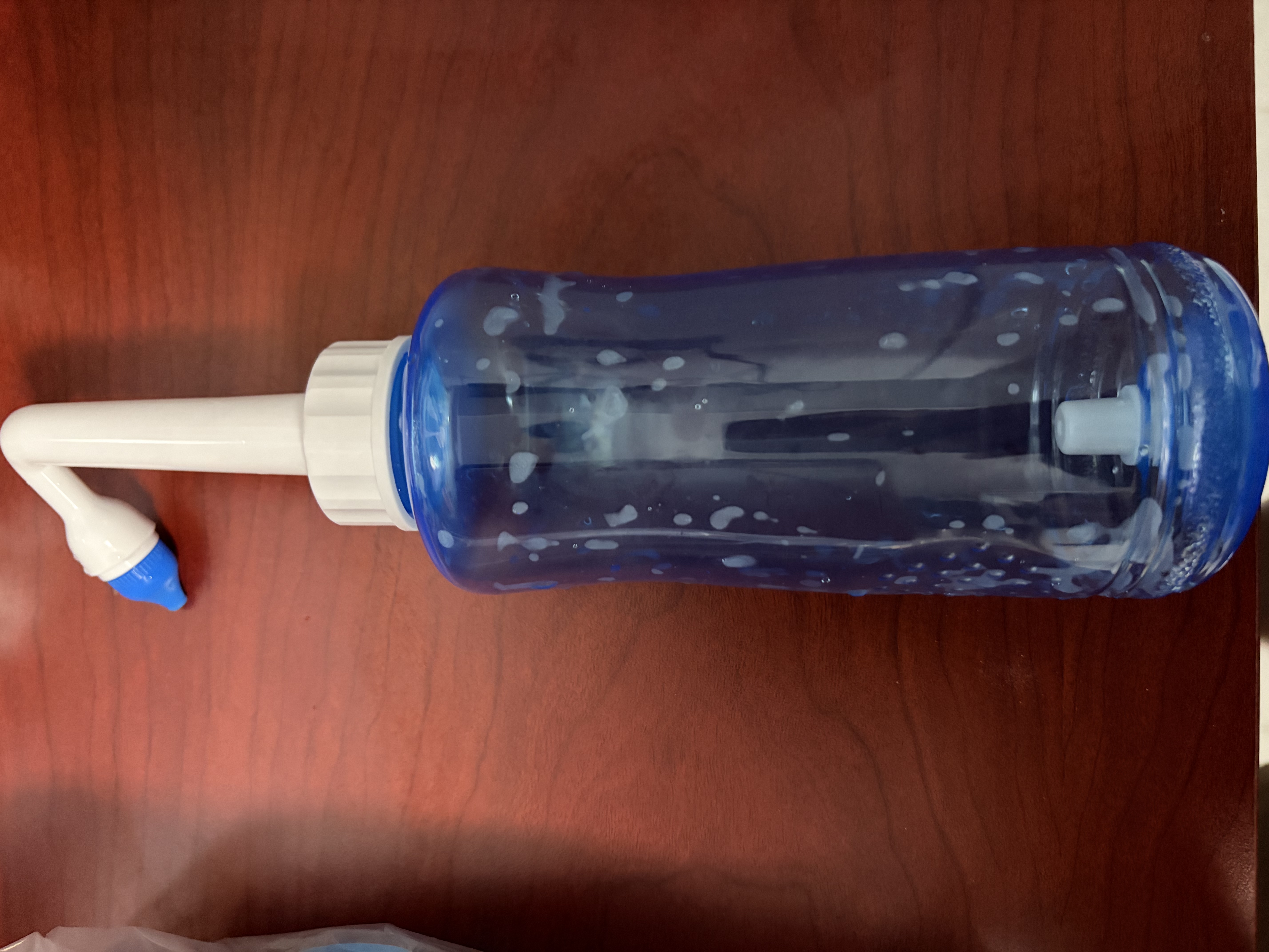 维德手动洗鼻器成人儿童生理盐水鼻炎鼻腔清洗冲洗器500ml+90包盐 实拍图