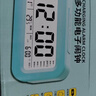 康巴丝（Compas）电子闹钟夜光智能语音报时起床神器闹铃强力叫醒夜光儿童学生床头钟开学必备 2139 白色充电 实拍图