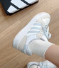 adidas ENTRAP美式校园风运动少年感复古篮球风板鞋男女阿迪达斯 米白色/灰色   36 实拍图
