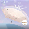 天堂伞 防晒晴雨伞五折 晴雨伞便携五折伞黑胶伞防晒伞 若芙粉 实拍图