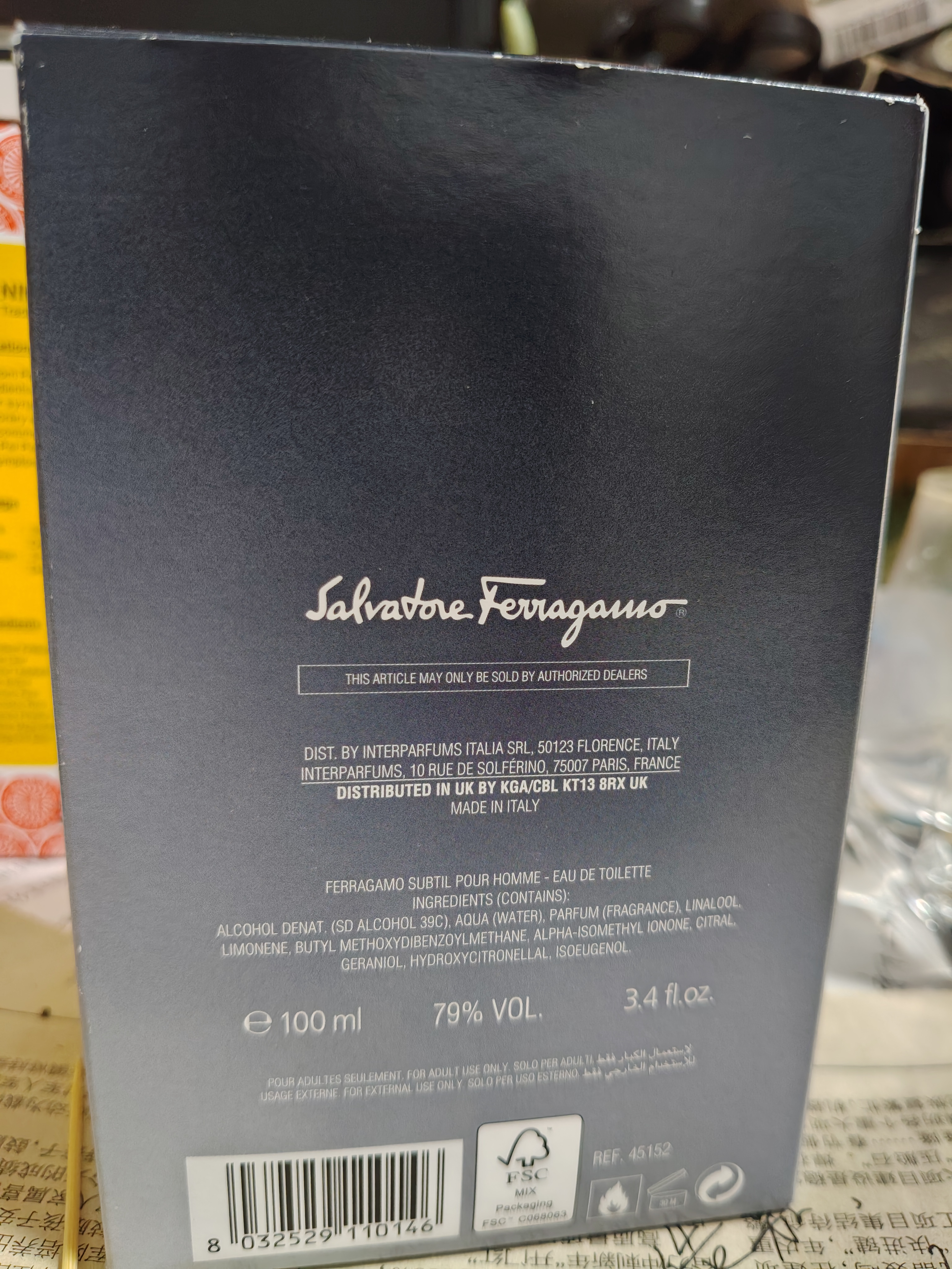 菲拉格慕（Ferragamo）蓝色经典男士淡香水100ml木质调送男友生日节日礼物(效期28/6/1) 实拍图