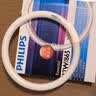 飞利浦（PHILIPS）T5环形灯管三基色圆管吸顶灯灯芯替换光源t5环状荧光灯 【直径185*16mm】T5环形管22W白光 实拍图