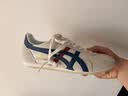 Onitsuka Tiger鬼塚虎男女款中性鞋子复古舒适运动休闲鞋男RUNSPARK 米色/深蓝色-103 42 实拍图