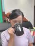 史努比（SNOOPY）保温杯304不锈钢马克咖啡杯家用喝水杯男士办公室茶杯女学生杯子 黑色420ML【带盖+杯刷+勺】 实拍图