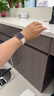 Apple/苹果 Watch S11 智能手表GPS款42毫米玫瑰金色铝金属表壳淡桃粉色运动型表带S/M MEUN4CH/B 实拍图