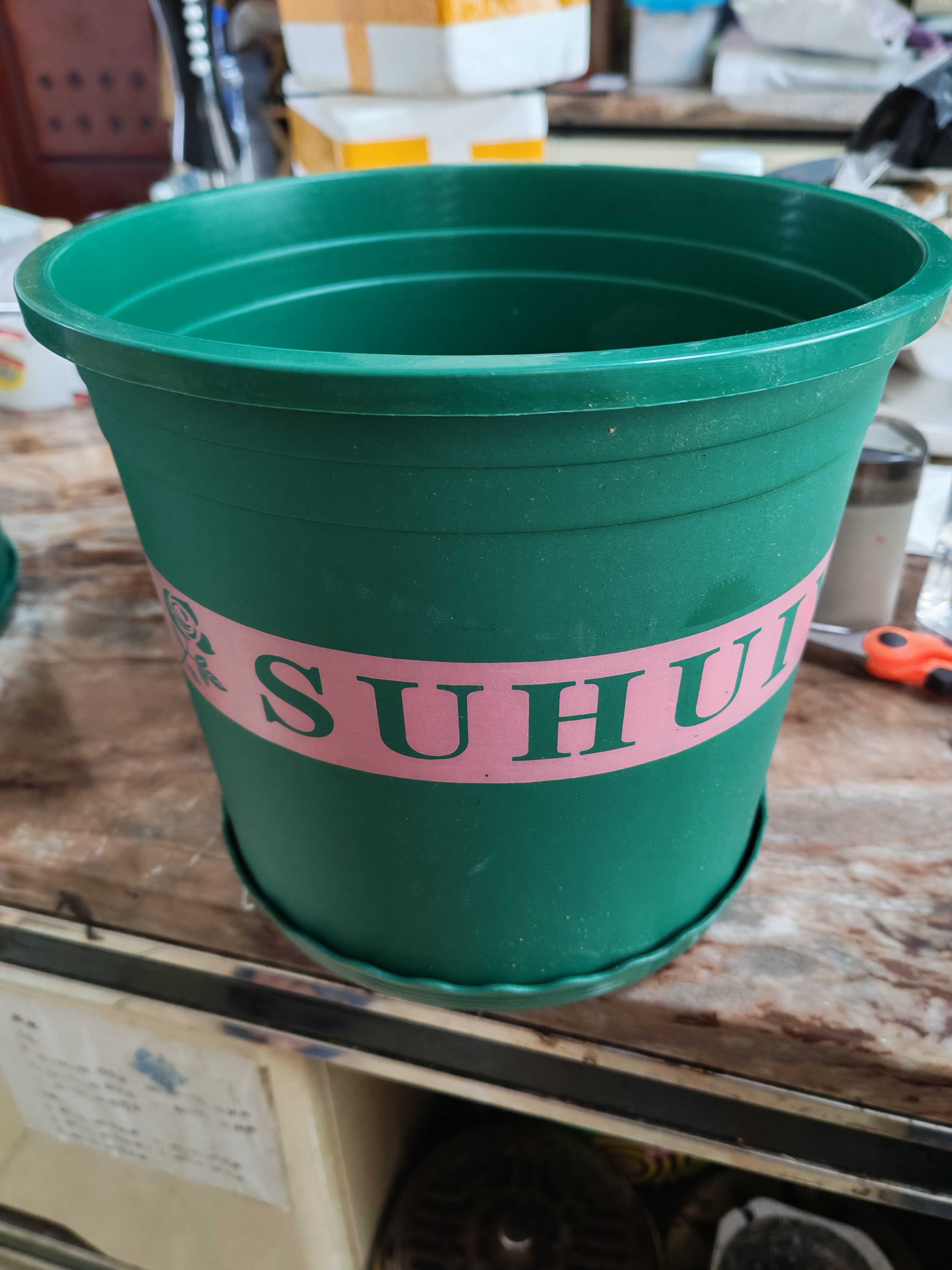 花盆绿植盆栽加厚塑料简约多肉小盆阳台客厅月季玫瑰大号家用花盆 高款2加仑(口径22cm)2个盆 配套托盘 实拍图