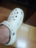 卡骆驰（CROCS）新款厚底云朵洞洞鞋送女友礼物206750 骨白色 37 -38 实拍图