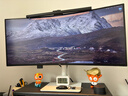戴尔（DELL）34英寸 准4K曲面显示器 120Hz高刷 Type-C65W 内置音箱 FreeSync 硬件防蓝光 电脑显示屏 S3425DW 实拍图