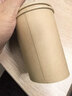 优奥一次性纸杯100只*228ml加厚牛皮纸本色茶杯水杯办公商务接待杯子 实拍图