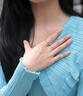 中国黄金（CHINA GOLD）足银莫比乌斯情侣对戒戒指男女银指环新款节日生日礼物送老婆女友 玫瑰礼盒+莫比乌斯戒指【女戒】 实拍图
