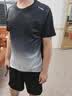 VICTORIATOURIST跑步运动套装男夏季健身衣服羽毛球训练服速干衣冰丝短袖T恤短裤 实拍图