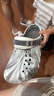 卡骆驰（CROCS）波波大理石纹洞洞鞋舒适轻便男沙滩鞋包头拖鞋女鞋|208454 月光灰/彩色-1NL 43 (270mm) 实拍图