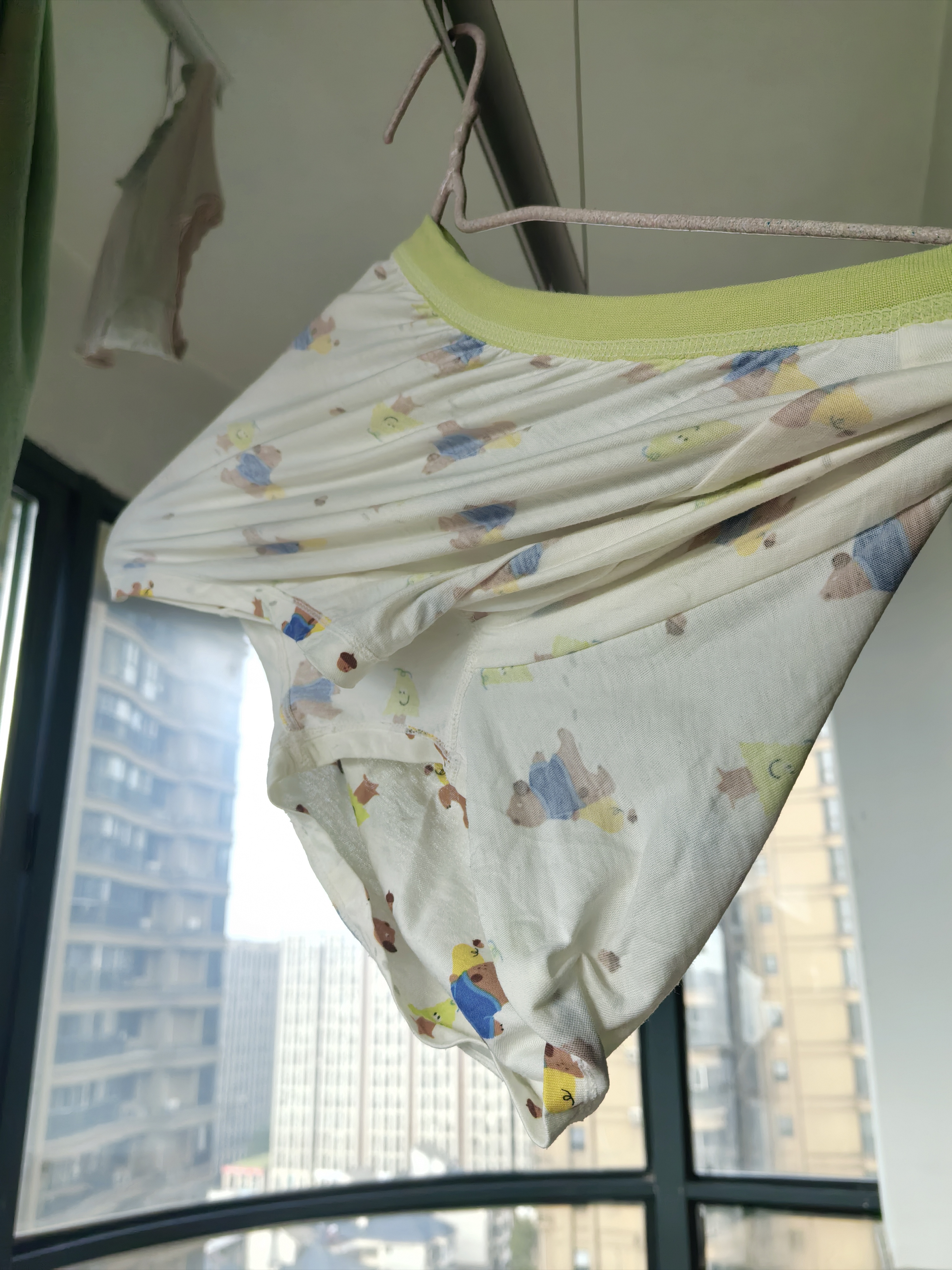 全棉时代儿童纯棉内裤2条男童内衣裤中小孩童内裤不夹pp打底裤宝宝无荧光 【男童平角】松果小熊+格纹小熊 2条 160 实拍图