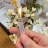 唐草超细迷你网红砂轮打火机充气时尚金属明火创意个性送男友520礼物 单机 1支 实拍图