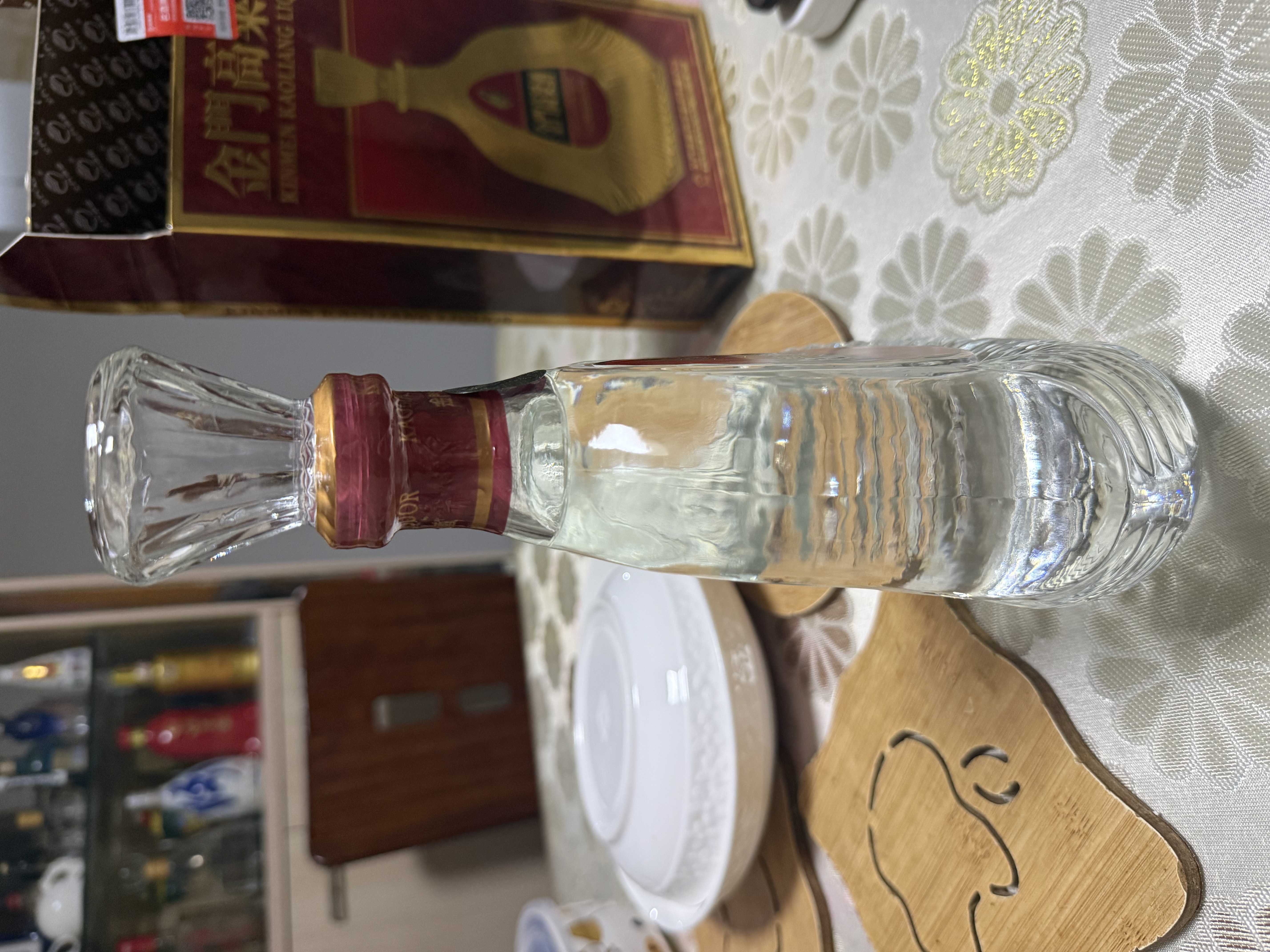 金门高粱 823纯酿酒 清香型白酒  58度 600ml 单瓶 盒装 送礼 台湾高粱酒 实拍图