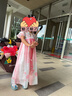 斯纳菲女童皮鞋春季爱莎公主鞋儿童水晶鞋中大童演出鞋软底鞋冰雪蓝26 实拍图