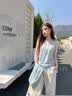 真维斯（Jeanswest）纯棉外穿背心女夏2026新款宽松时尚简约无袖t恤女圆领套头上衣服 实拍图