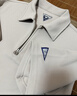 马登工装华夫格polo衫男商务休闲短袖半拉链重磅男士T恤夏季体恤潮牌 浅杏色 【轻奢polo衫/老钱风/衣服男装夏季】 2XL 【今日下单 顺丰包邮】 实拍图