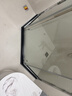 九牧（JOMOO） 【定制】极窄钻石淋浴房一体式干湿分离淋浴隔断沐浴房赠石基E17 亮银型材（内外双开） 【光玻】900*900*2000mm 实拍图