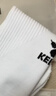 卡尔美（KELME）长筒足球袜防滑纱厚底高筒专业足球比赛训练精英运动袜 白色 M 实拍图