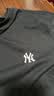 MLB短袖男女情侣同款T恤休闲运动纯色圆领短t26新3ATSB0163-50BKS-XL 实拍图