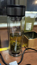 【京东物流配送】高硼硅双层玻璃杯大容量泡茶杯水杯子茶水分离杯 【双层加厚】茶杯350ml1只 实拍图