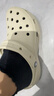 卡骆驰（CROCS）新款厚底云朵洞洞鞋送女友礼物206750 骨白色 37 -38 实拍图