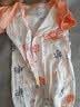 舒贝怡2件装婴儿衣服夏季薄款新生儿连体衣短袖哈衣儿童爬服黄色90CM 实拍图