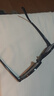 蔡司（ZEISS）镜片近视眼镜框男半框防蓝光辐射可配带散光度数眼睛女钛合金镜架 升级钛材 黑银 配colorein镜片1.60防蓝光 0-800度 实拍图