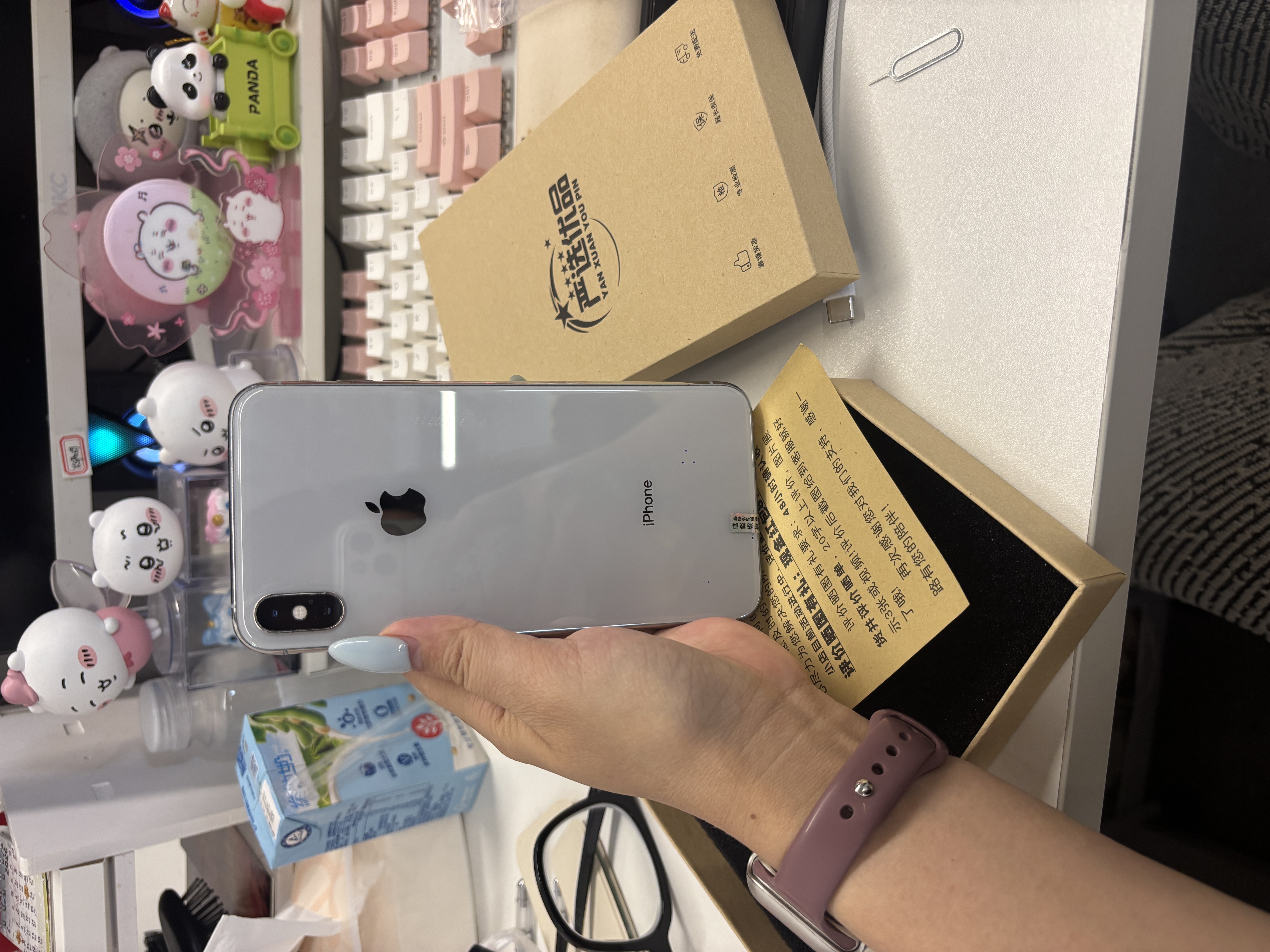 Apple/苹果 分期免息【原装屏幕】iPhone XSMAX  苹果xsmax  iPhonexsmax二手 二手苹果手机 二手手机 国行全网通 【原装屏幕】 苹果XSMAX 国行-银色 【白条免息 实拍图