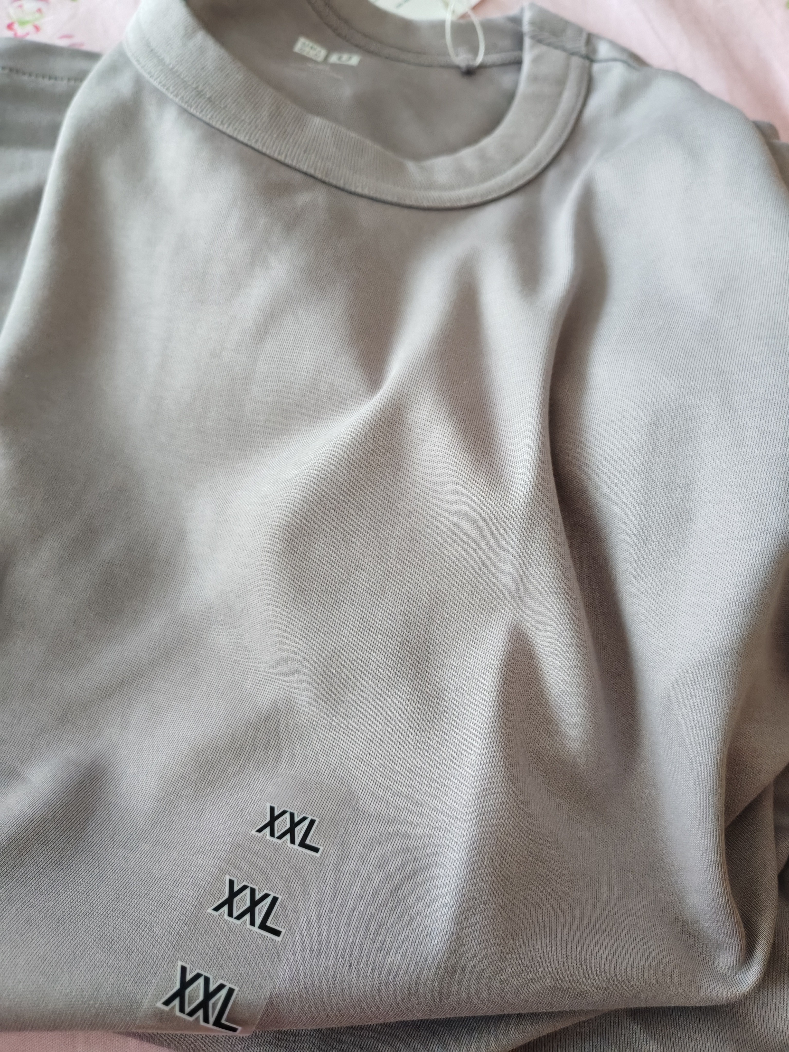 优衣库圆领T恤/短袖女装合作款483456 483456/70浅紫色 2XL 实拍图