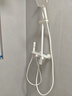 惠达卫浴淋浴花洒套装精铜主体增压花洒家用卫生间沐浴洗澡惠达花洒 TS106奶白新品-高颜值大置物【精铜】 实拍图