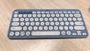 罗技（Logitech）时尚系列K390无线蓝牙键盘 超薄便携  K380升级版蓝色 79键 实拍图