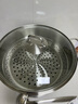 Momscook慕厨304不锈钢蒸锅汤锅 两层蒸锅 多层蒸锅 大容量8人以上使用 28x14cm双层（MT2814ST2) 28cm 实拍图