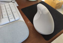 罗技（Logitech）Wave Combo 无线人体工学键鼠套装 垂直鼠标 无线蓝牙鼠标 办公键盘 无线键盘 蓝牙键盘 白色 实拍图