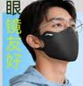 李宁（LI-NING）防晒口罩面罩男女士冰丝防紫外线立体遮阳口罩跑步骑车透气护眼角 实拍图