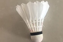李宁（LI-NING）羽毛球G800鹅毛球羽联比赛专用球耐打飞行稳定一筒12只装77速 实拍图