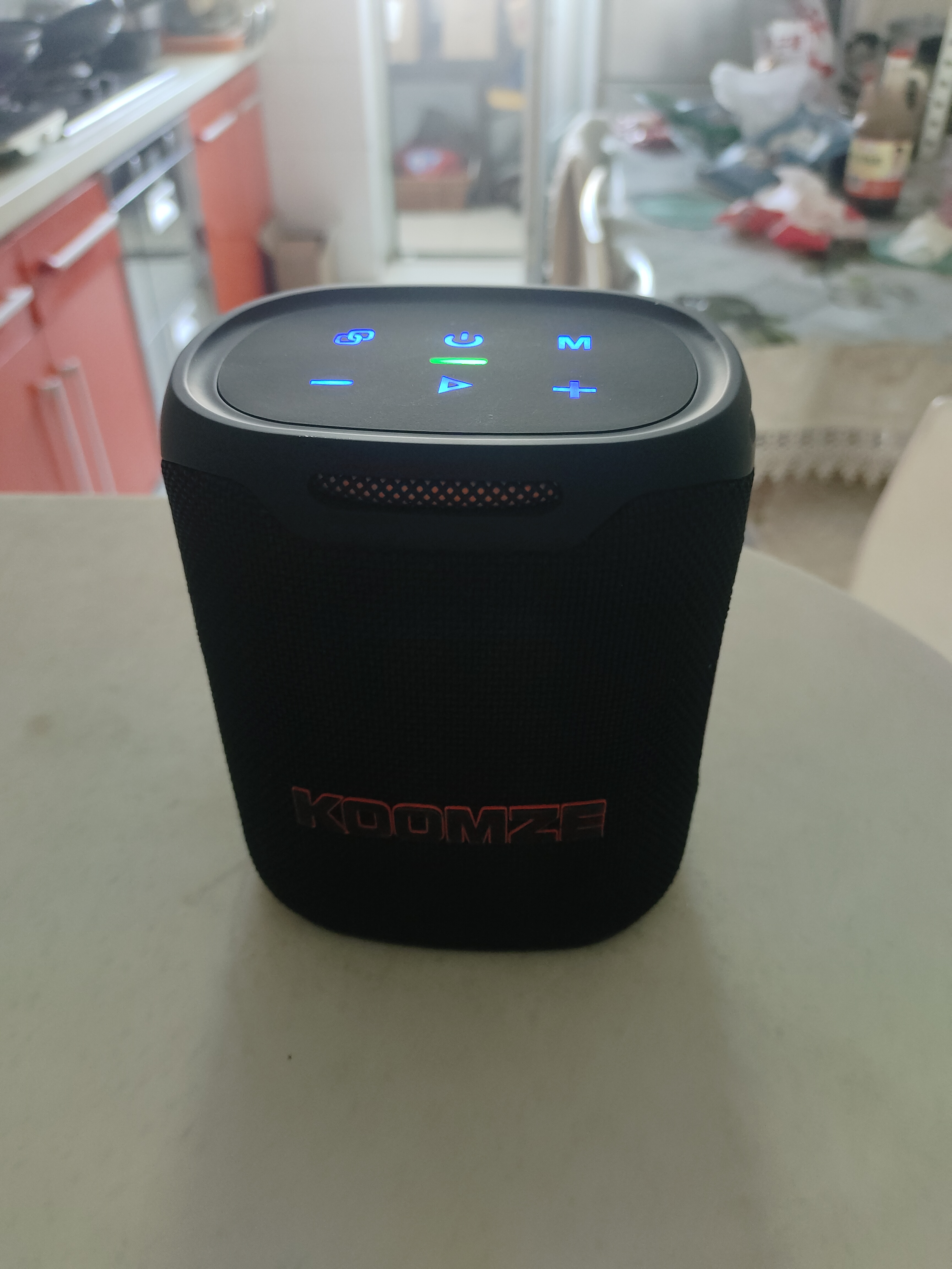 科曼者S9音响蓝牙无线家用户外大音量便携立体高音质音箱防水防尘 【至尊黑】重低音炮IPX6防水 实拍图