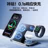 睿量（REMAX）适用苹果无线充电器三合一手机支架iPhone17air/16华为手机iWatch手表airpods pro3耳机充电底座 实拍图