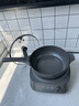 美的（Midea）钛陶电炒锅 电蒸锅 分体式电煮锅不沾多功能一体炒菜专用锅电火锅煎锅 4.3L煎饼锅HCG2818S配蒸笼 实拍图