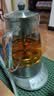 鸣盏养生壶煮茶器煮茶壶玻璃电水壶电热水壶 电烧水壶 京东自营玻璃恒温花茶壶MZ8008 实拍图