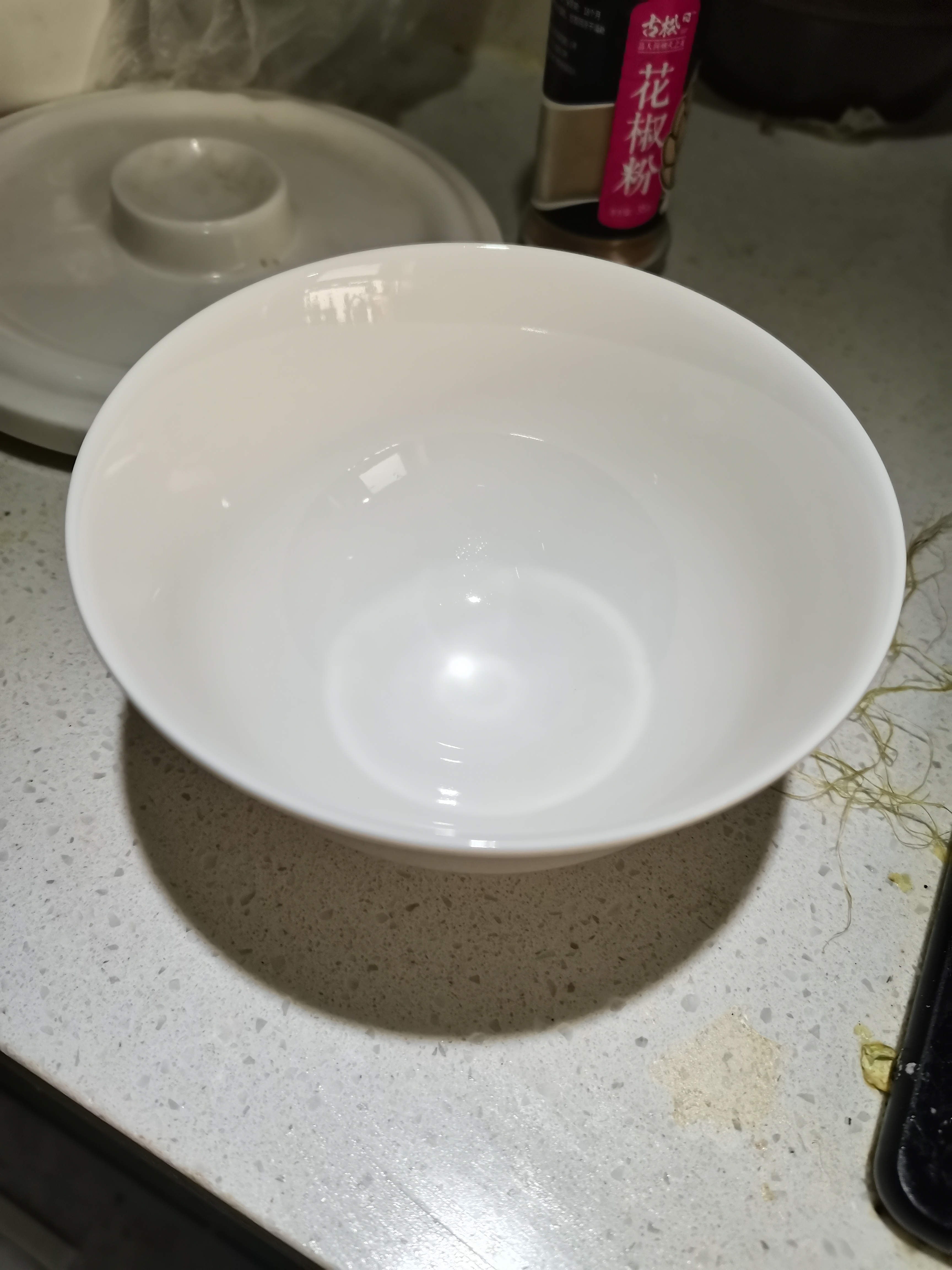 洁雅杰陶瓷碗中式白瓷小碗家用4.5英寸高脚米饭碗套装 6只装 新骨瓷 实拍图