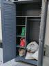 弗莱仕室外清洁工具柜庭院储物柜户外防水防晒铁皮柜 T款90宽 实拍图