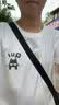 名创优品（MINISO）短袖t恤男士夏季新款重磅纯棉上衣服休闲宽松半袖体恤 白 L 实拍图