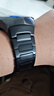 古美【官方同款】适用华为WATCH5专用表带钛金属原装46/42mm手表弧形无缝按压扣磁吸钛合金不锈钢腕带 苍穹黑【官方同款】 WATCH5 46mm手表专用 实拍图