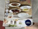 乐美雅白玉玻璃特瑞欧餐具9件套耐热玻璃洗碗机可用碗盘餐具餐具礼盒 实拍图