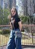 viney手机包包女包斜挎包迷你帆布包腰包生日七夕情人节礼物送女友 【宝蓝色】女朋友老婆高档实用 洋气百搭小众休闲高端单肩包 实拍图