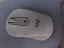 罗技（Logitech）M650 M 鼠标 无线蓝牙鼠标 对称鼠标 白色 带Logi Bolt USB接收器 实拍图