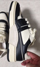 FOOT INDUSTRY 足下工业「品牌经典」90s板鞋复古休闲运动滑板鞋厚底男女百搭 黑色/米白 42 实拍图